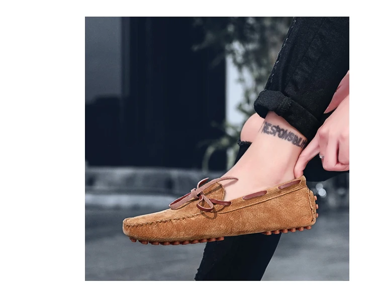 Мужская повседневная обувь из натуральной кожи на плоской подошве; zapatos hombre; Лоферы для вождения; мягкие мокасины; Мужская обувь в британском стиле; Chaussures