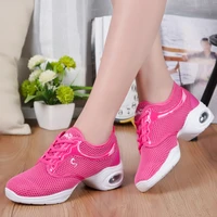 women dance sneaker shoes summer breathable mesh soft modern jazz dance shoes dancing shoes for woman ladies sports shoes