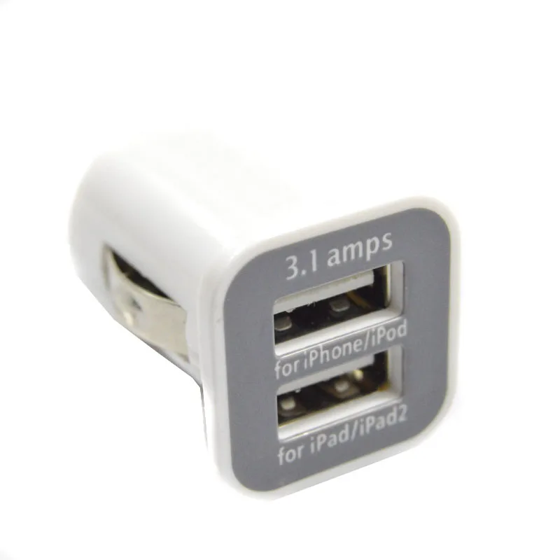 Effelon 5 В 3.1A 2 порта Dual USB Автомобильное зарядное устройство 3100 мАч для iphone 4 4G 4S Ipad 1 3