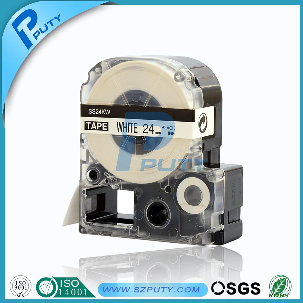 Comaptible 24 мм Epson LC лента Черная на белом SS24KW для tepra и labelworks принтера|epson tape|epson tapeepson |