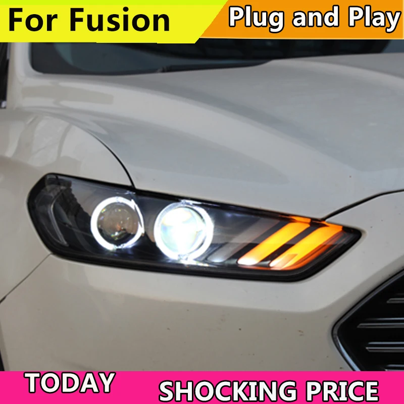 Автомобильная фара для Ford Mondeo Fusion 2013 2014 2015 фары светодиодсветодиодный фонари fusion
