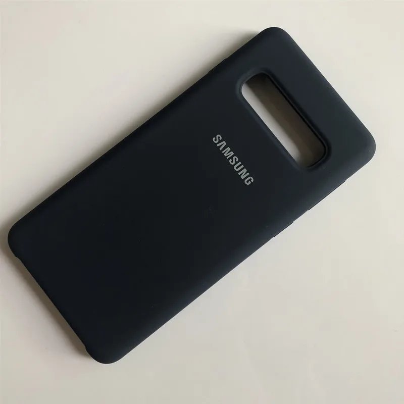 dark blue Жидкий силиконовый чехол для samsung galaxy S10 Plus, шелковистый мягкий на ощупь защитный чехол для samsung galaxy S10+ S10E lite - Цвет: dark blue