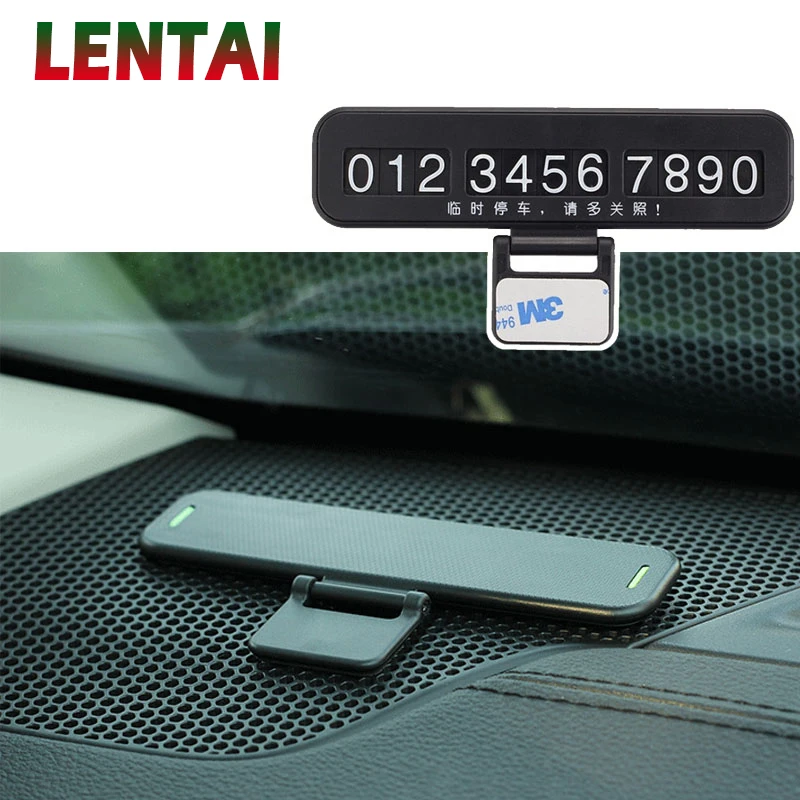 LENTAI 1 комплект Скрытая автомобильная парковочная карта светящиеся наклейки для