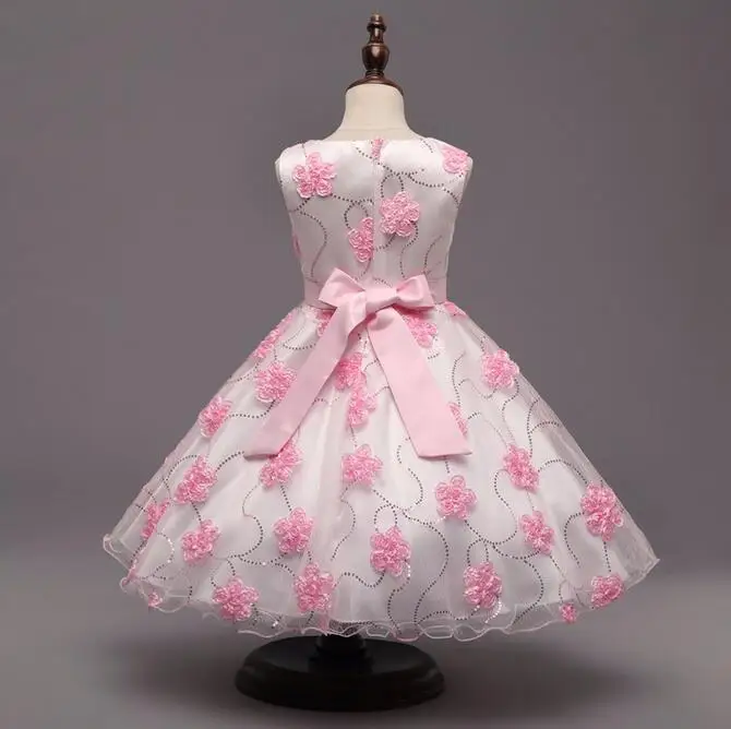 Nicoevaropa Girl Princess Summer 2017 Flower Ceremonious Dresses For First Communion Formal Wear Kids Baby Clothing | Детская одежда и