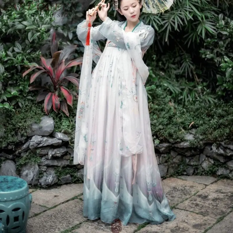 Одежда для сценического танца Китайский народный танцевальный костюм