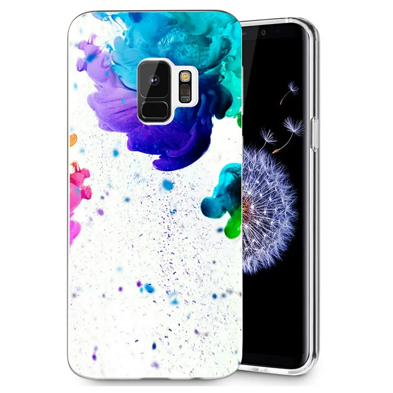 Phone Case For Samsung Galaxy S3 S9 S9Plus S8 Plus S7 edge Note 8 Soft Silicone TPU Ultra Thin Cute Cat Painted Back Cover E069 | Мобильные