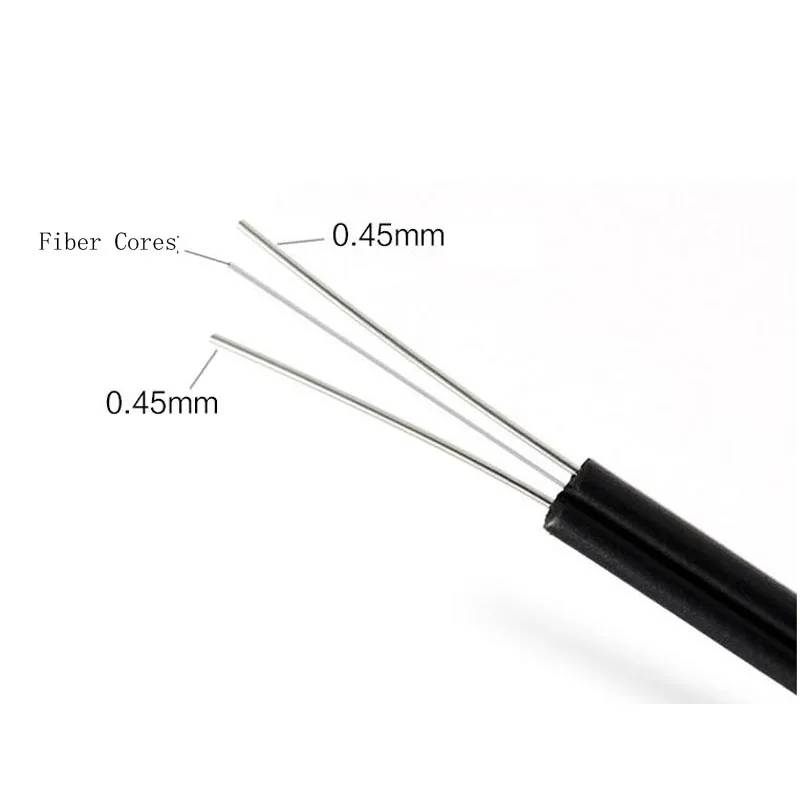 

100M FTTH Fiber Optic Drop Cable Patch Cord SC to SC Simplex Single mode Fiber Optic Jumper SM Fiber Optic Jumper Cable