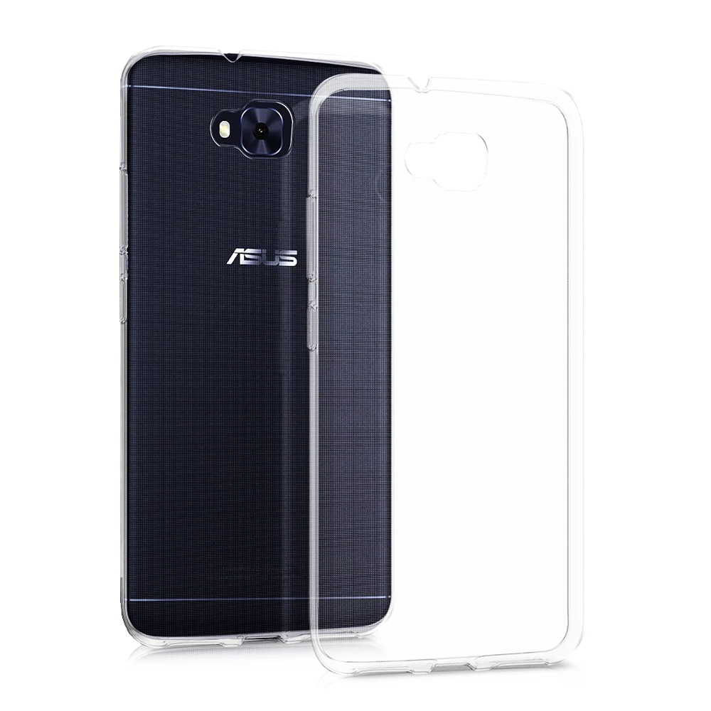 Для Asus Zenfone 4 Selfie ZD553KL чехол ультра тонкий кристально прозрачный мягкий ТПУ