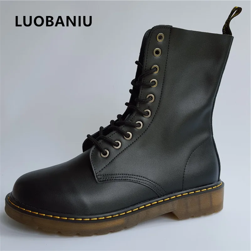 Мужские ботинки из натуральной кожи в стиле милитари|shoes fashion men|shoes menshoes men |