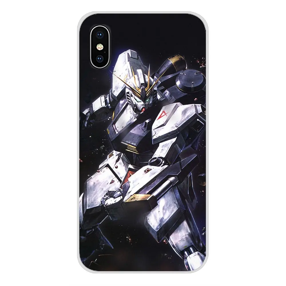 Для Motorola Moto X4 E4 E5 G5 G5S G6 Z Z2 Z3 G G2 G3 C Play Plus прозрачный чехол из ТПУ Аниме Gundam Rx Illust Toy Space