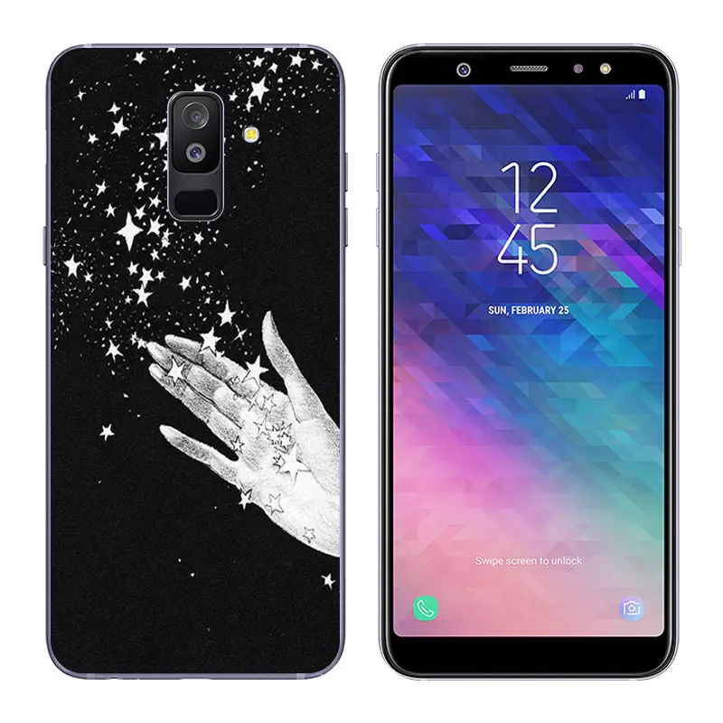 Чехол 6 0 &quotдля Samsung Galaxy A6 + (2018) A6Plus 2018 ультратонкий прозрачный гелевый из ТПУ для