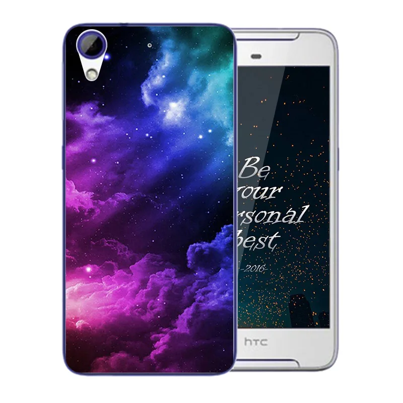 Чехол для телефона HTC Desire 628/628 Dual Sim звездное небо Мягкий силиконовый прозрачный