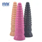 Большая Анальная пробка FAAK, Силиконовый анальный интимные игрушки для женщин для мужчин, массаж ануса, Стимуляция клитора, анальный фаллоимитатор, интимные товары