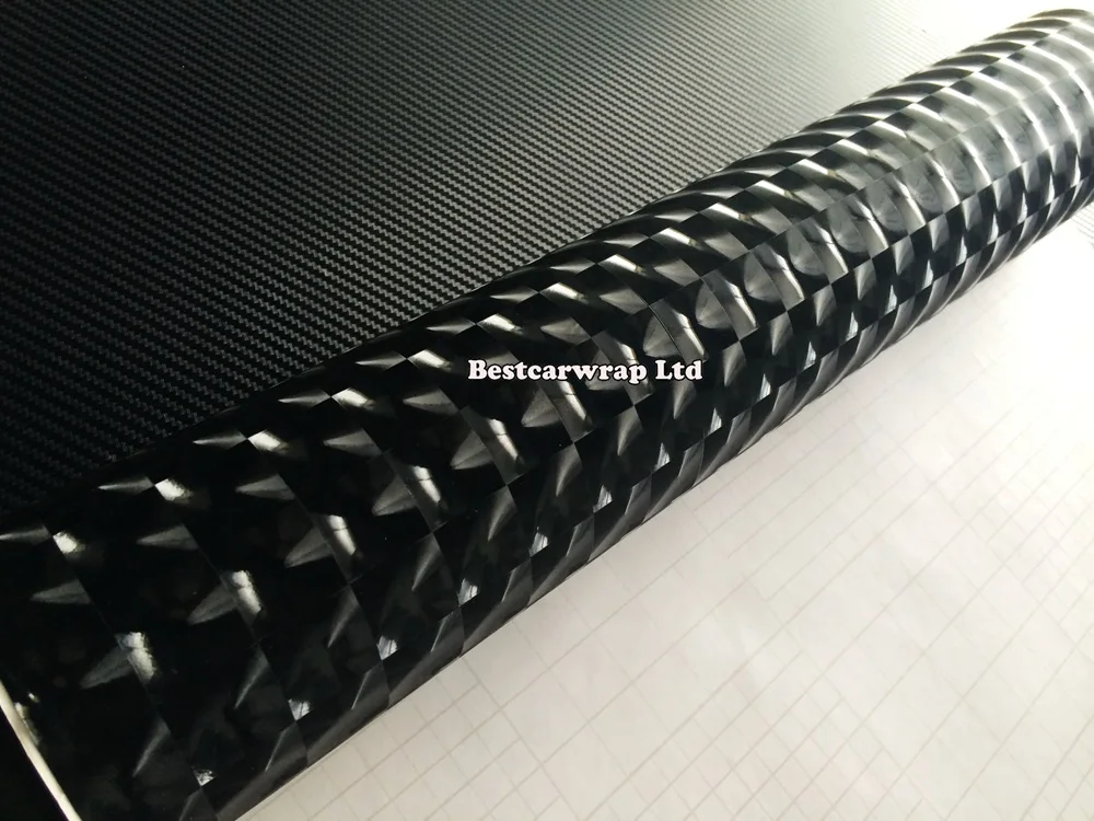 Виниловая плёнка кошачий глаз UNION Black 4D с защитой от воздуха виниловая для