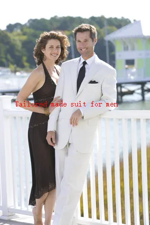 Смокинги для жениха на одной пуговице черные белые смокинги с пиковым отворотом