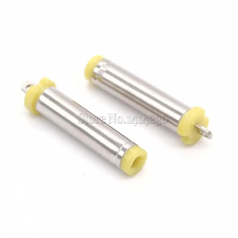 

10Pcs DC Power Supply DC Plug 4.0*1.7MM 4*1.7mm 4x1.7mm 4017 Yellow Tuning Fork Socket Head