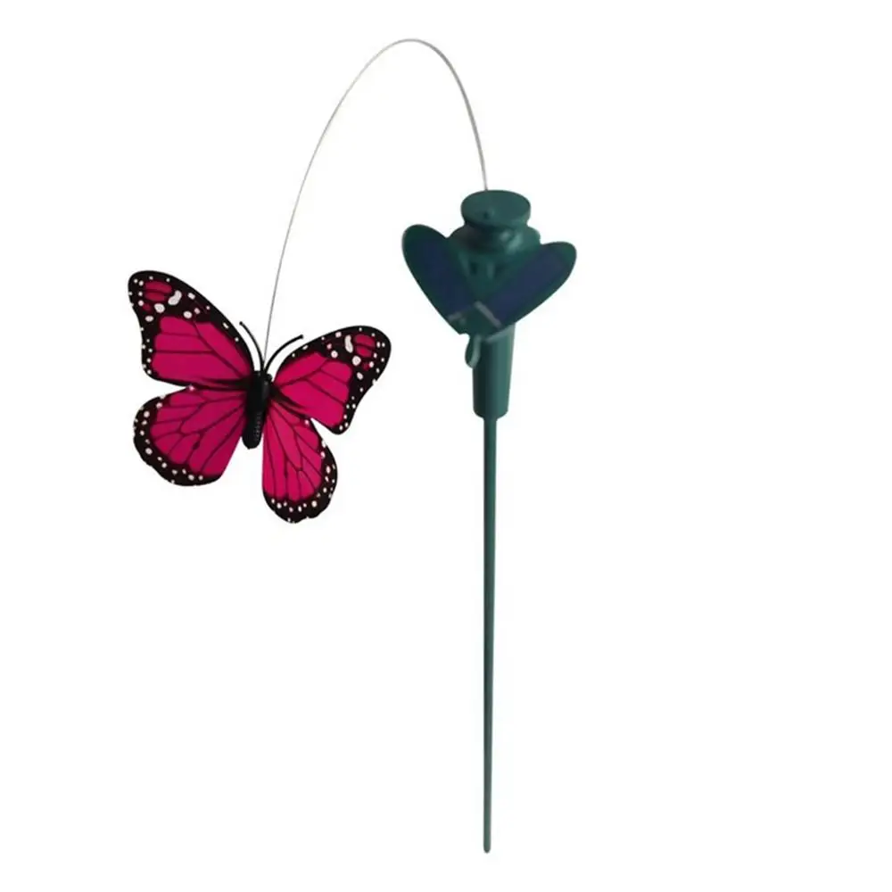 Butterfly Stake Солнечные бабочки колья Вибрация солнечные бабочки птицы Кол декоративные садовые колья украшения для двора, сада, газона Декор - Цвет: Butterfly Stake