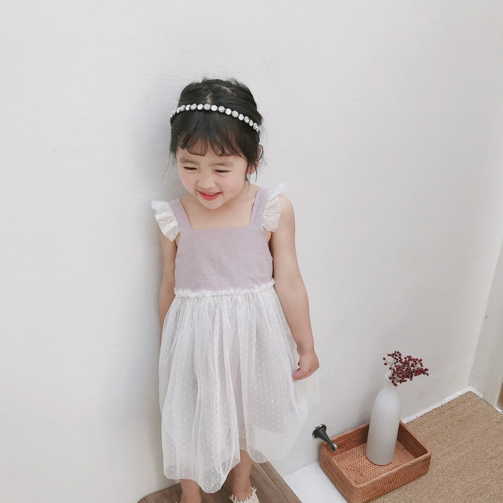 Summer fashion baby girls mesh princess dress 1-6 years cute all-match Dance dresses | Детская одежда и обувь