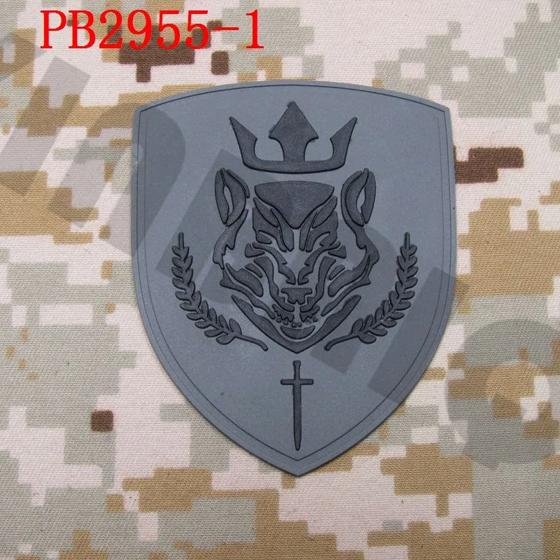 PB2955 Gray 3D ПВХ патч медаль почета WARFIGHTER Россия спецназ АЛЬФА группа Резиновый патч - Цвет: PB2955 Gray