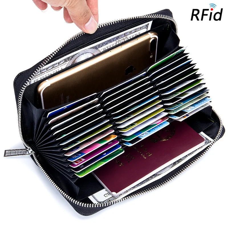 PAMASKIN 2018 Новые поступления best RFID Блокировка длинным унисекс Бизнес карты кошельки
