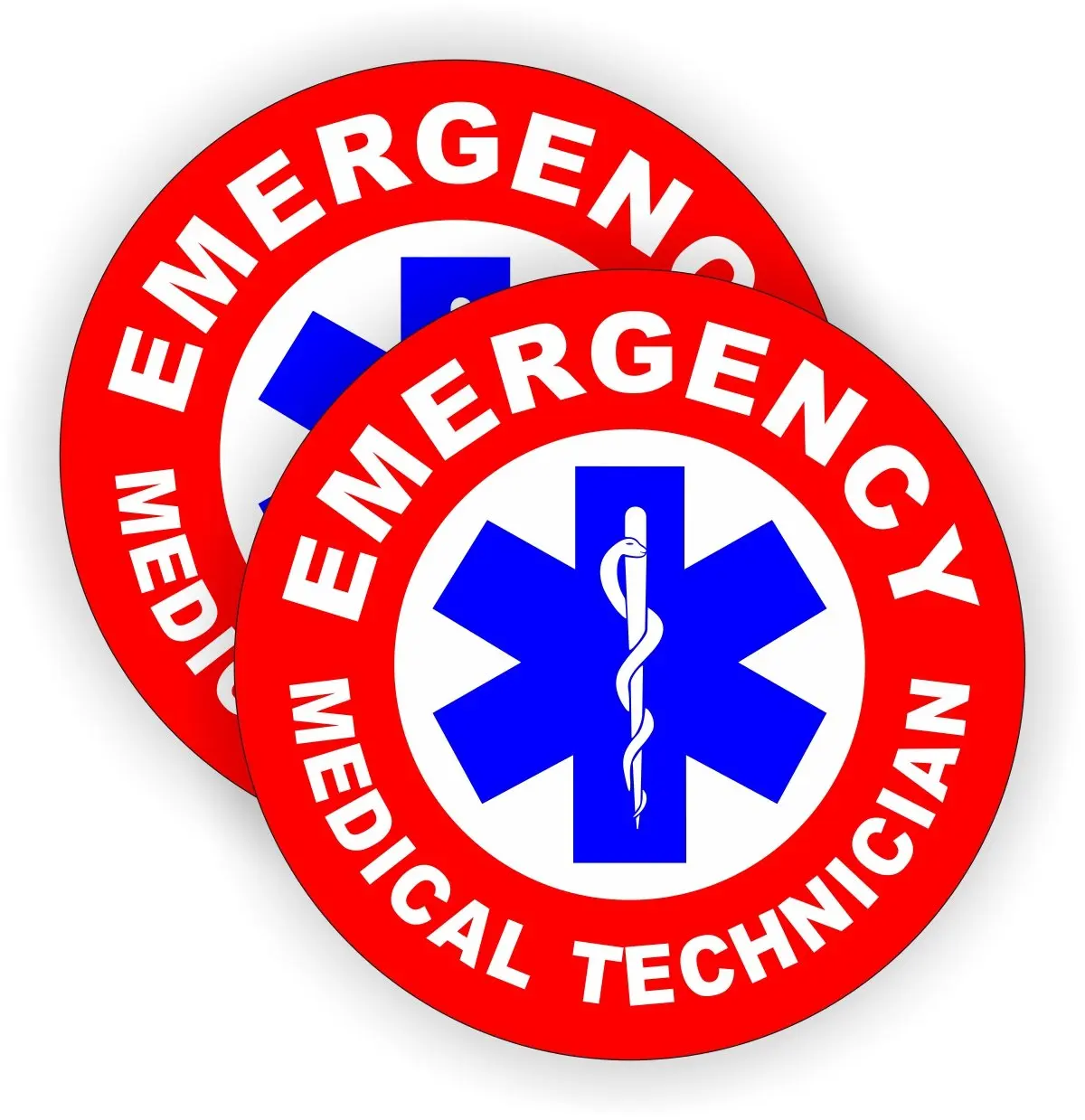 Для (2) экстренный медицинский техник EMT жесткая шляпа наклейки пожарный шлем
