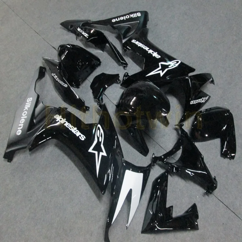 Пользовательские мотоцикла Обтекатели для ZX10R 2008 2009 2010 ZX-10R 08-10 комплект боди +