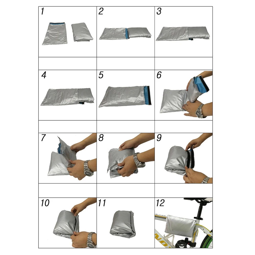 Bicycle Cover Sunshine Dustproof Bike Rain Cover Motorcycle Waterproof UV Protector Cover With Lock Hole For Scooter Bicycle