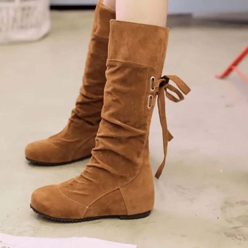 BLXQPYT плюс Botas Mujer на высоком каблуке Большой Размеры Большие размеры 30 52 Женские