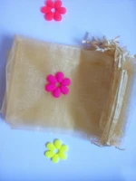 5000pcs gold organza gift bags 11x16cm party bags for women event wed Drawstring bag Jewelry Display Bag Pouch diy accessories