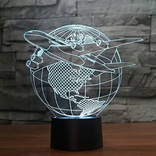 3D свет атмосфера фонари светодиодные лампы Ночник usb стол Lighitng Глобус Оптические