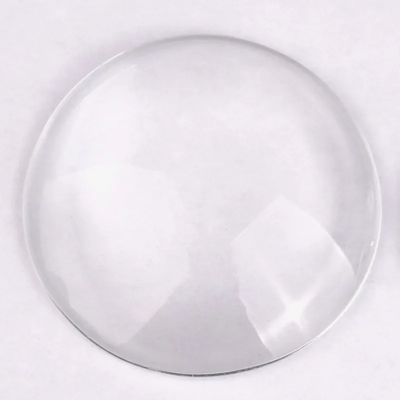 18 мм Хорошее качество куполообразные круглые прозрачные стеклянные Кабошоны