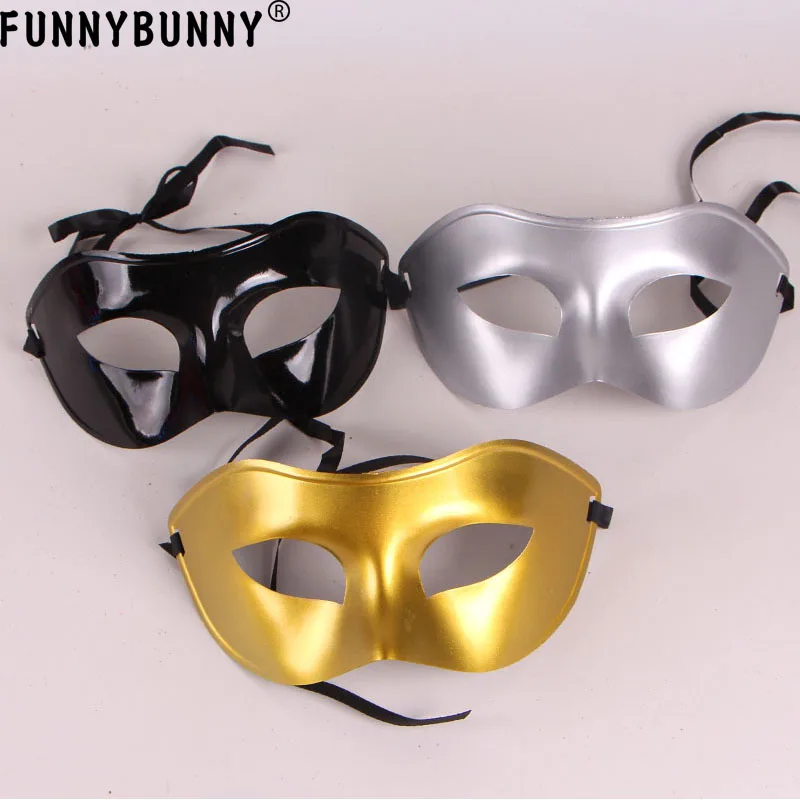 FUNNYBUNNY Мужская Маскарадная маска винтажная полулицевая для вечеринки Марди Гра