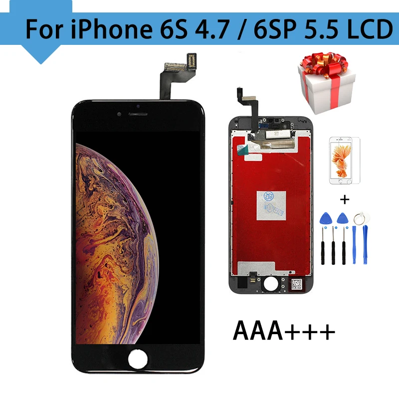 Проверенный 3D сенсорный экран для iPhone 6S Plus ЖК-дисплей качество AAA дигитайзер в
