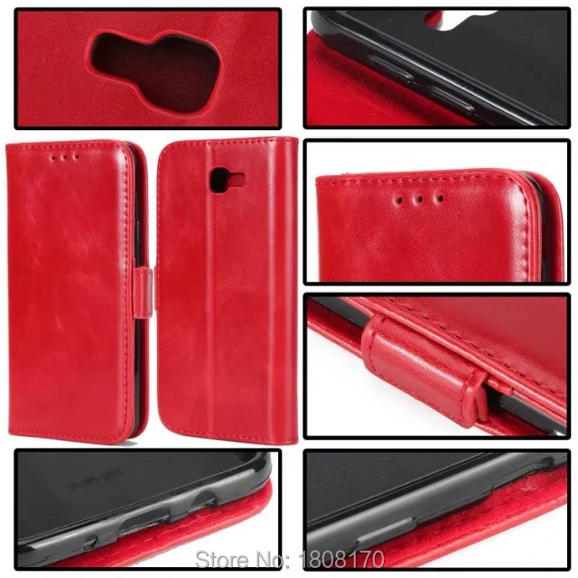 Кожаный чехол-кошелек C-Ku В Стиле Ретро Crazy Horse для Samsung Galaxy J2 J5 J7 Prime J3 2017 US 2016 A3 A5 A7
