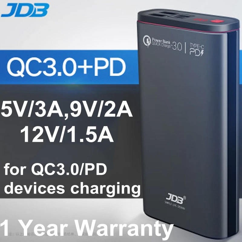 Портативное зарядное устройство PD 20000 мАч QC 3 0 для iPhone X Xiaomi Samsung S10 Huawei|Зарядные