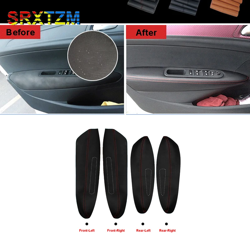SRXTZM для Peugeot 307 (2004 2013) 308 (2009 2014) декорированный кожаный чехол из микрофибры