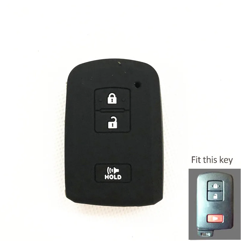 Силиконовый защитный чехол для автомобильных ключей Toyota Prius Levin Crown Avensis Previa FJ Cruiser