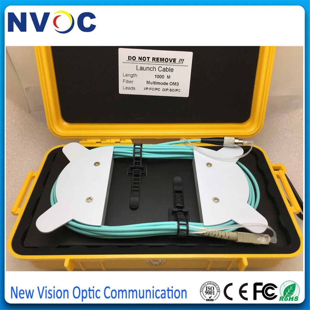 OTDR Dead Zone Eliminator оптоволоконные кольца волоконно оптический Launch Cable Box 0 5 км ММ