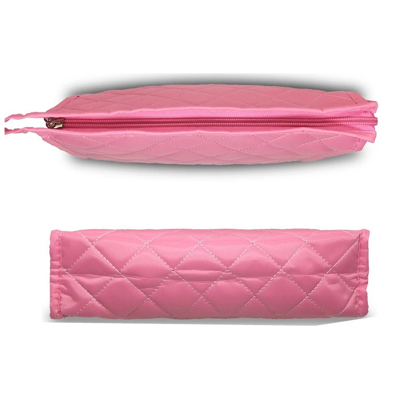 Женская косметичка функциональная ромбовидная решетка дорожный кейс для