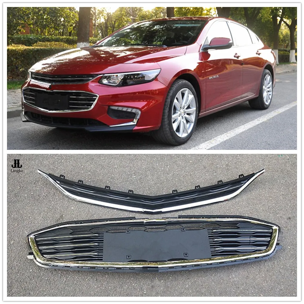 Передний бампер сетка Верхняя решетка + нижняя для Chevrolet Malibu XL 2016 2017 2018 |