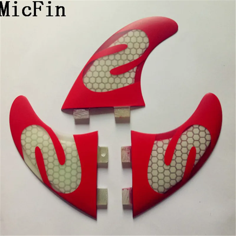 G5 2018FCS G5 Fin Surf стекловолокно сотовые Углеродные плавники Quilhas tri/набор средних размеров pranchas de surf FCS плавники для доски для серфинга - Цвет: G5