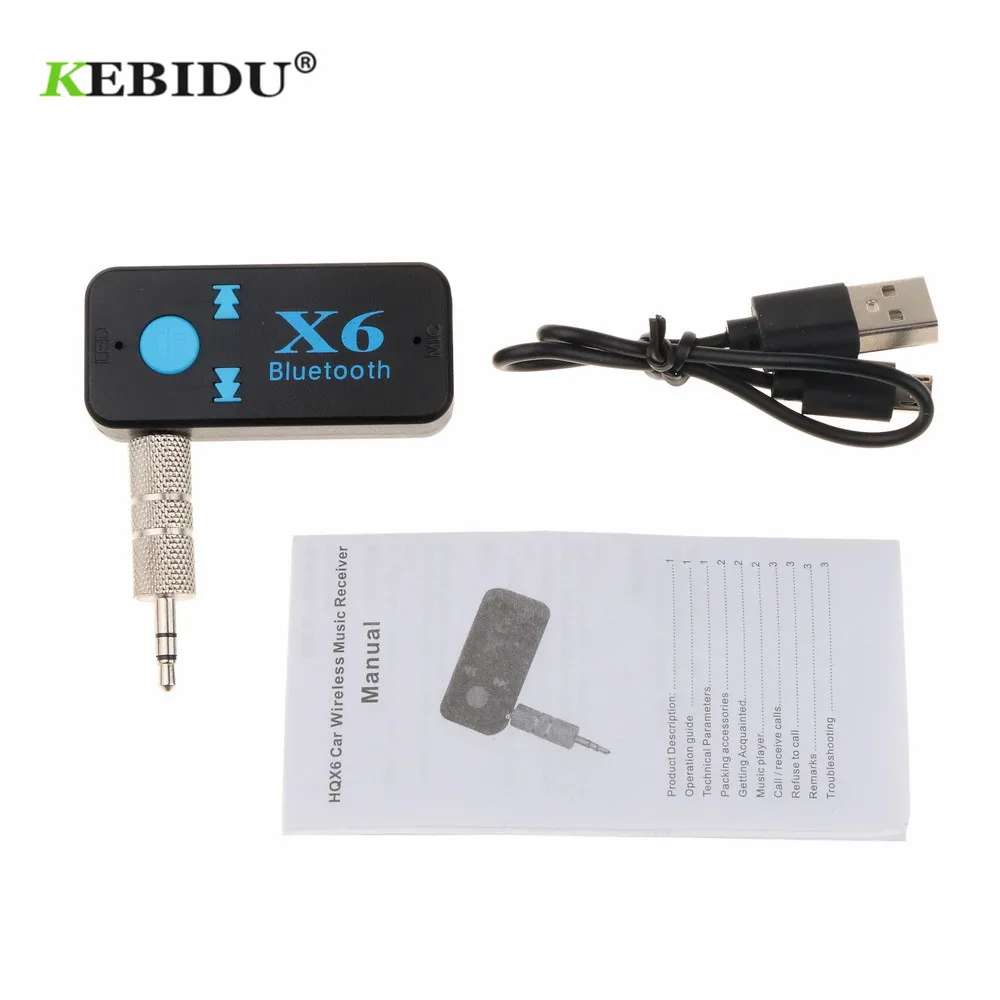 Bluetooth адаптер Kebidu 3 в 1 беспроводной USB 5 0 приемник мм аудио поддержка TF карты