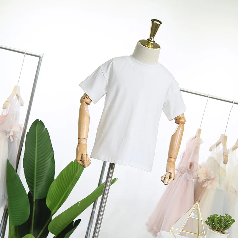 Детская одежда 2019 г. новая летняя хлопковая футболка с короткими рукавами для