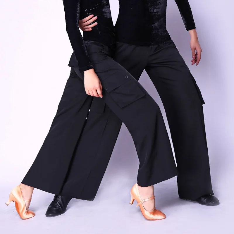 

Adults Men Ballroom Latin Dance Standard Pants Men Latin Dance Pants Trousers Rumba Samba Chacha Competition Dance Wear DQS1751