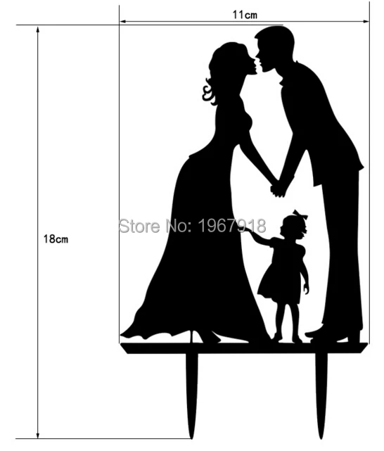 Новое поступление! Семейный Топпер для торта невесты жениха с милой девушкой и