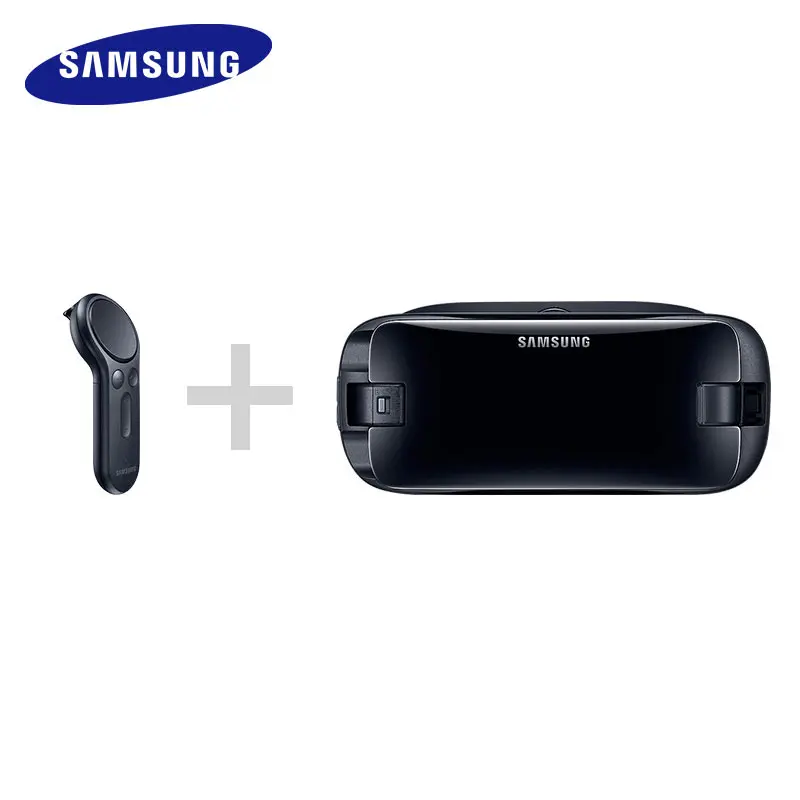 Gear VR 5,0 3D очки samsung VR 3D коробка для смартфонов samsung Galaxy S8+ Note7 Note 5 S7 S9 с контроллером Bluetooth