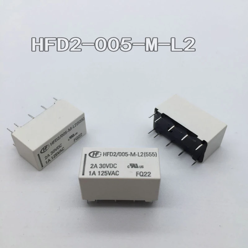 Реле HFD2 003 005 012 024 M L2 1A 125VAC 10PIN 2 шт./лот|Реле| |