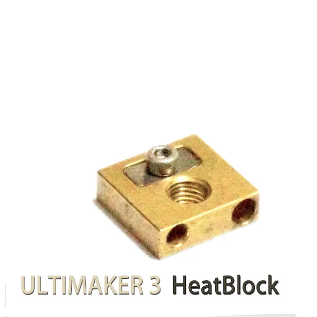 Ultimaker 3 Сменный нагревательный блок UM3 сердечник для 3D принтера латунный