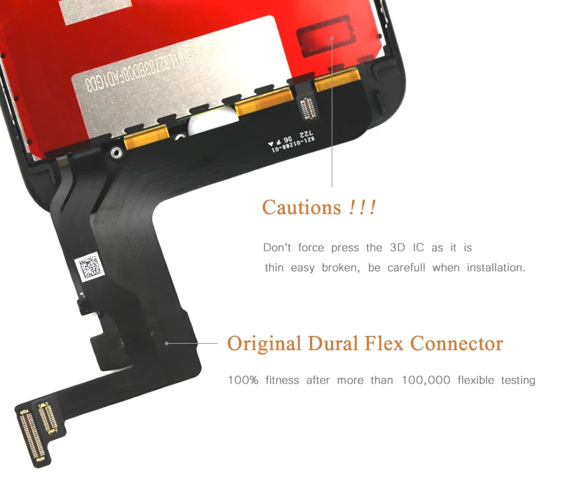 Для iphone 8 plus ЖК-экран с сенсорным дигитайзером сменный ЖК-дисплей для мобильного