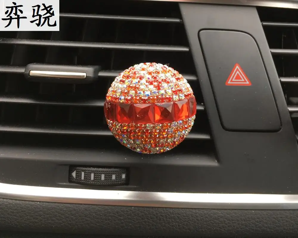Алмазный шар украшение для автомобиля духи 100 оригинальный воздушный зажим